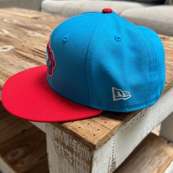 Men's Miami Marlins New Era Blue/Red 2021 City Connect 59FIFTY Fitted Hat 7 1/4 - Picture 3 of 11
